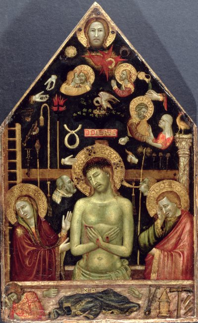 Der Schmerzensmann, ca. 1354 von Roberto d Oderisi